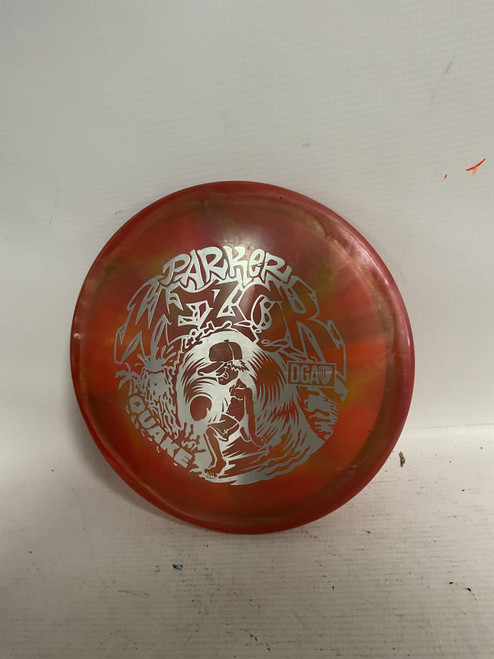 Vist Large View of Product Image Which is Used DGA TOUR SERIES QUAKE Disc Golf Mid Range Orange