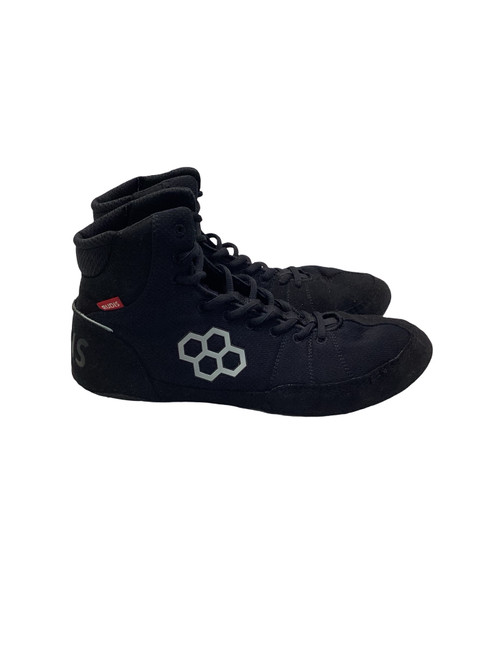Vist Large View of Product Image Which is Used Rudis Wrestling Shoes Black Senior 10