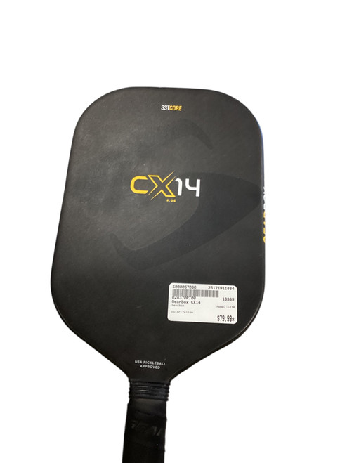 Vist Large View of Product Image Which is Used Gearbox CX14 Pickleball Racquet Yellow