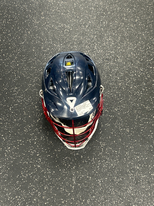 Vist Large View of Product Image Which is Used Cascade R HELMET 2018 Lacrosse Helmet Navy Blue One Size