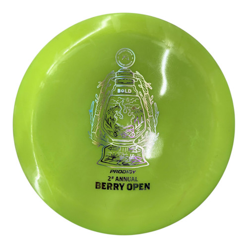 Vist Large View of Product Image Which is Used Prodigy Disc D2 Disc Golf Driver Optic Yellow 161g