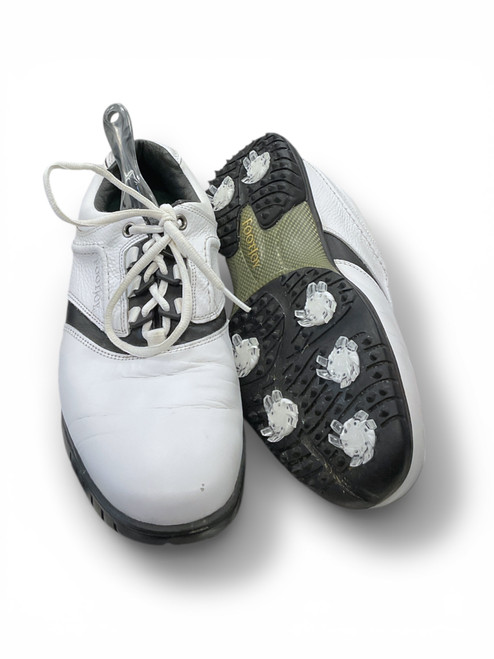 Vist Large View of Product Image Which is Used Foot Joy Mens Golf Shoes White Senior 8
