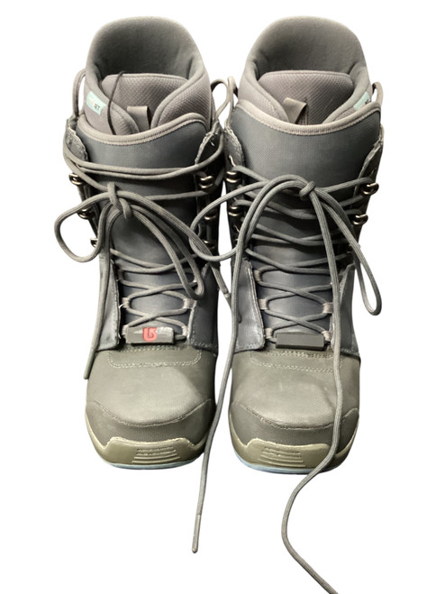 Vist Large View of Product Image Which is Used Burton PROGRESSION Womens Snowboard Boots Grey Senior 9