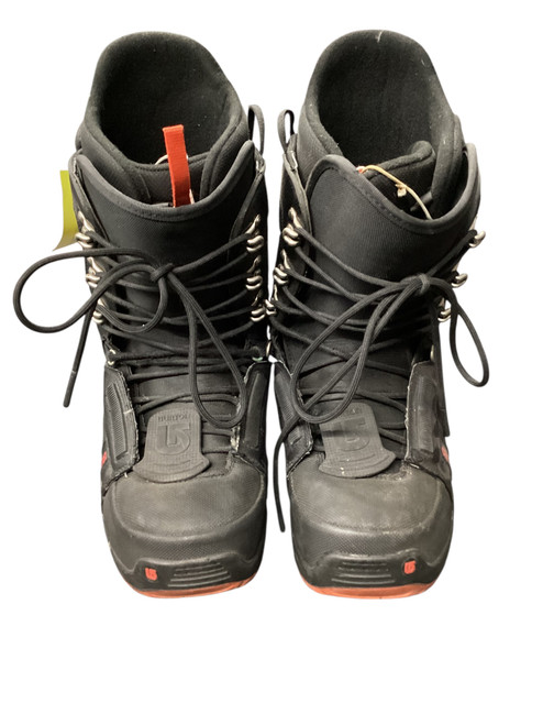 Vist Large View of Product Image Which is Used Burton PROGRESSION Mens Snowboard Boots Black Senior 10.5