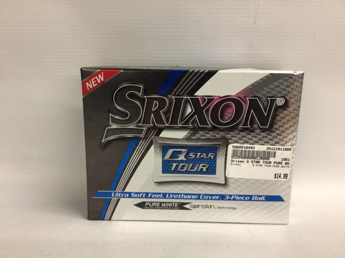 Vist Large View of Product Image Which is Used Srixon Q STAR TOUR PURE WHITE 12 Pack - Golf Balls