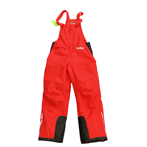 Vist Large View of Product Image Which is Used Snow Bibs Y Red SM
