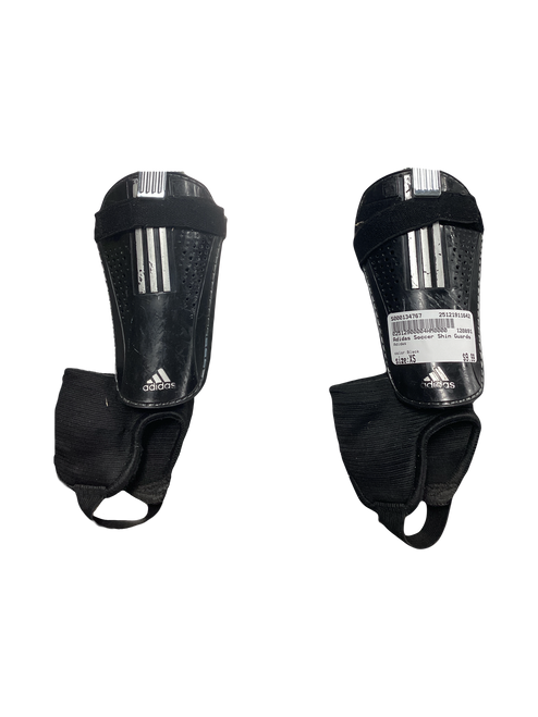 Vist Large View of Product Image Which is Used Adidas Soccer Shin Guards Youth Black XS