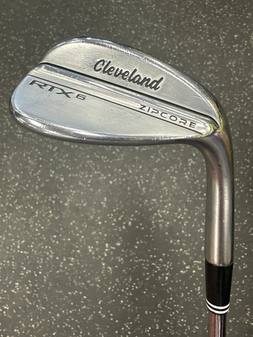 Vist Large View of Product Image Which is Used Cleveland RTX6 ZIPCORE Golf Wedge Mens RH 54 Degree