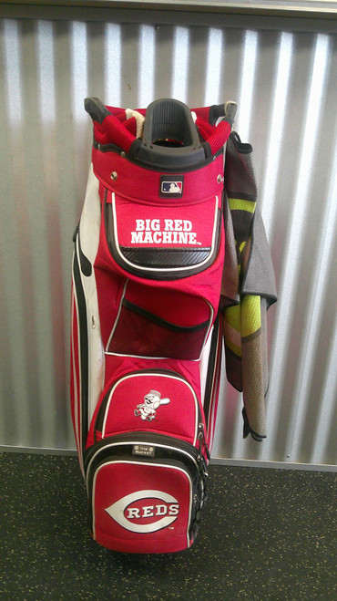 Vist Large View of Product Image Which is Used CINCINNATI REDS Mens Cart Bag Red
