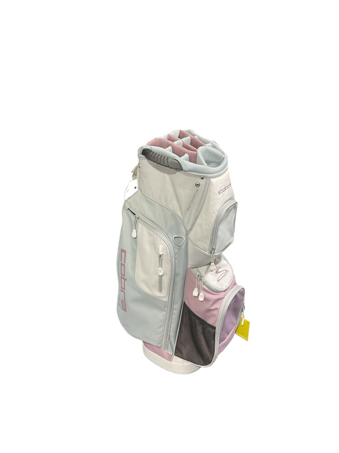 Vist Large View of Product Image Which is Used Cobra WHT/PINK/GREY GOLF BAG Womens Stand Bag Grey