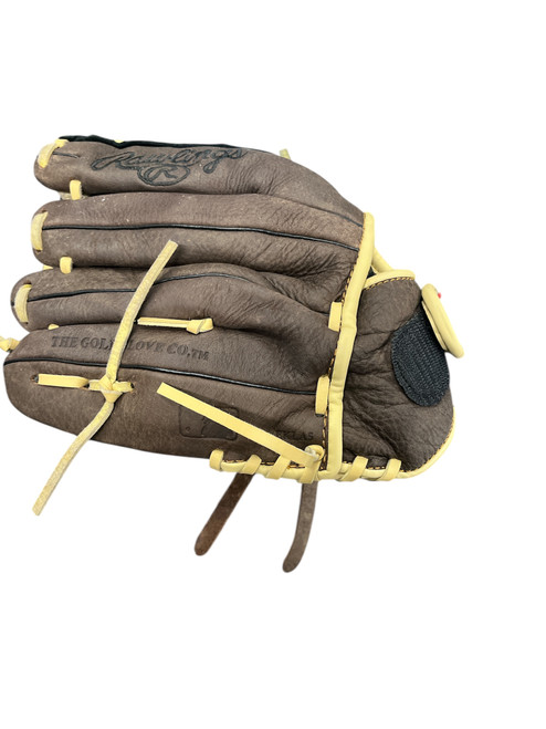 Vist Large View of Product Image Which is Used Rawlings RBG36 BB/SB Glove RH Throw Brown 12 1/2"