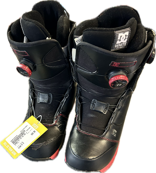 Vist Large View of Product Image Which is Used DC Shoes WHITE Womens Snowboard Boots Black