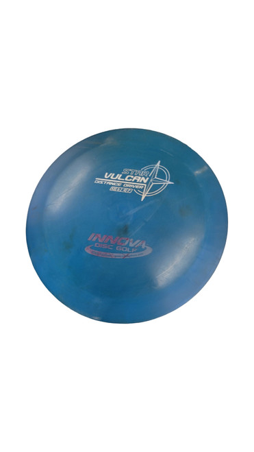 Vist Large View of Product Image Which is Used Innova VULCAN STAR Disc Golf Driver Royal Blue