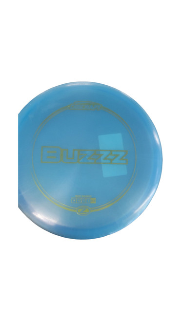Vist Large View of Product Image Which is Used Discraft BUZZZ Z Disc Golf Mid Range Royal Blue