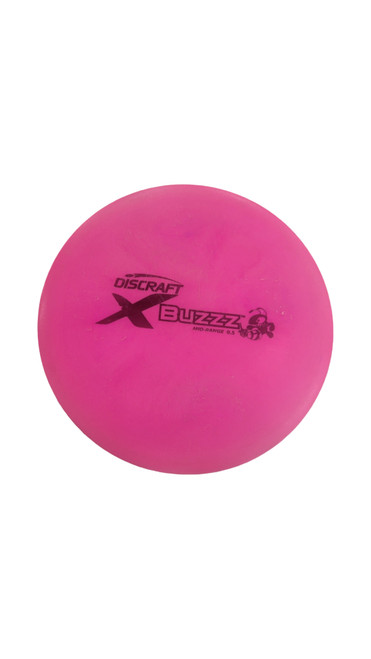 Vist Large View of Product Image Which is Used Discraft BUZZZ X Disc Golf Mid Range Pink