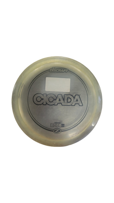 Vist Large View of Product Image Which is Used Discraft CICADA Z Disc Golf Driver Silver