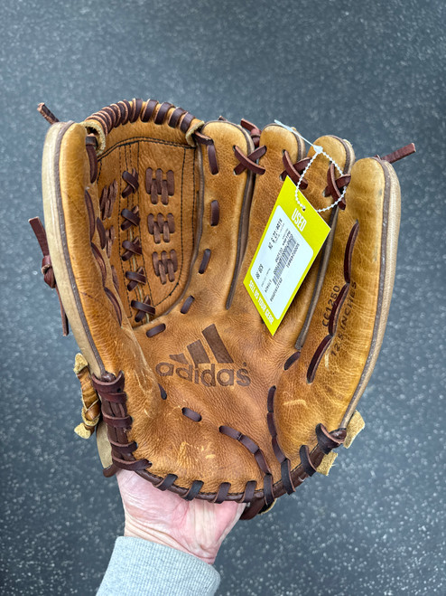 Vist Large View of Product Image Which is Used Adidas CC1250 BB/SB Glove RH Throw Brown 12 1/2"