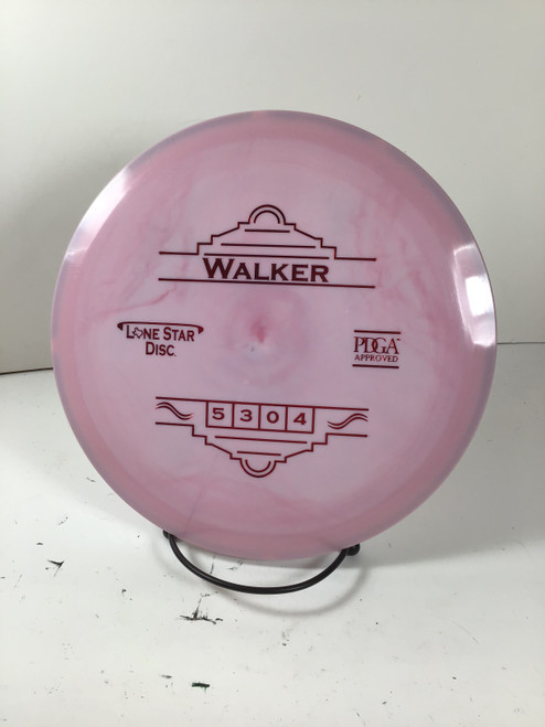 Vist Large View of Product Image Which is Used Lone Star Disc BRAVO WALKER Disc Golf Mid Range Pink 170g