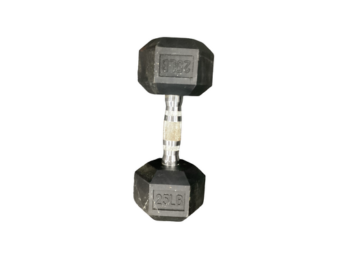Vist Large View of Product Image Which is Used Hex Dumbbell (Each) 25 lb