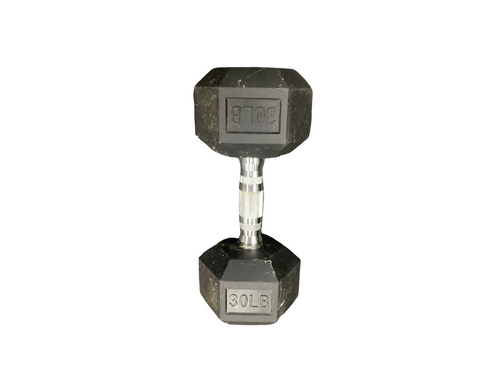 Vist Large View of Product Image Which is Used Hex Dumbbell (Each) 30 lb