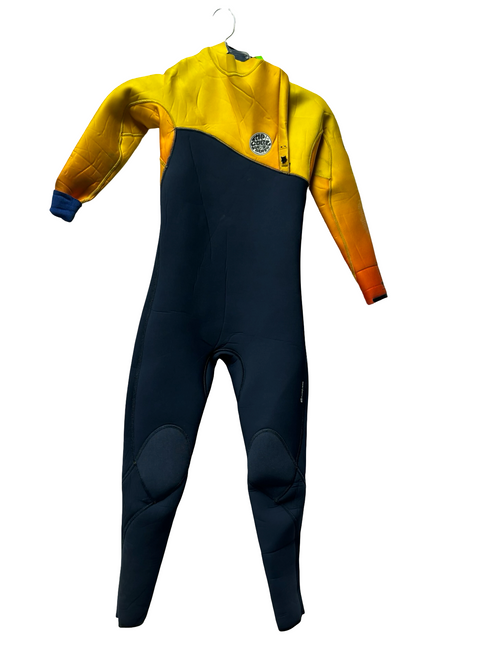 Vist Large View of Product Image Which is Used Rip Curl E6 FLASH BOMB 3.2 Junior Full Suit / Wetsuit Navy Blue JR 12