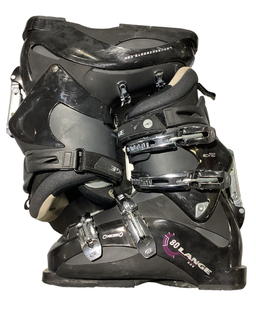Vist Large View of Product Image Which is Used Lange 80 RRS Womens DH Ski Boot Black 265 MP - M08.5 - W09.5
