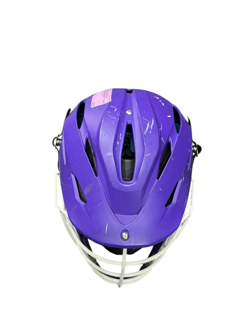 Vist Large View of Product Image Which is Used Schutt RIVAL Lacrosse Helmet Purple One Size