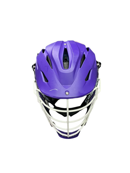 Vist Large View of Product Image Which is Used Schutt RIVAL Lacrosse Helmet Purple One Size