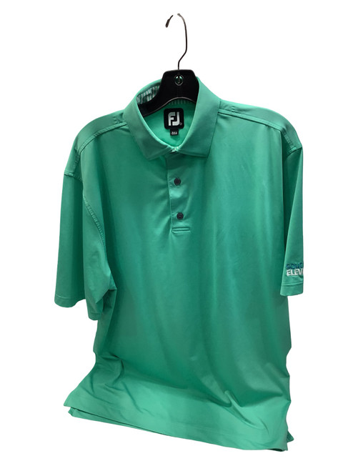 Vist Large View of Product Image Which is Used Foot Joy S.S. Golf Shirt M Turquoise LG