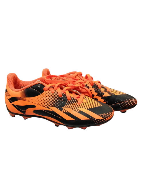 Vist Large View of Product Image Which is Used Adidas MESSI SPEEDPORTAL Soccer Cleats Orange Junior 04.5