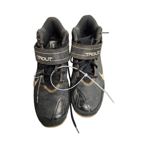 Vist Large View of Product Image Which is Used Nike TROUT BB CLEATS BB/SB Cleats Black Senior 7.5