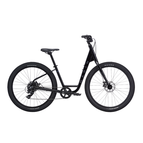 Vist Large View of Product Image Which is New Marin Stinson 1 Low-Step Comfort Bike Black- Size MD with 27.5" Wheels
