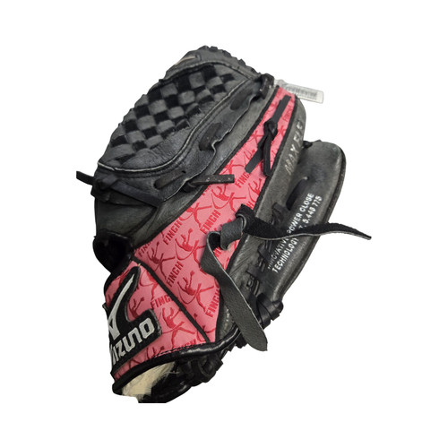 Vist Large View of Product Image Which is Used Mizuno FINCH BB/SB Glove RH Throw Black 11"