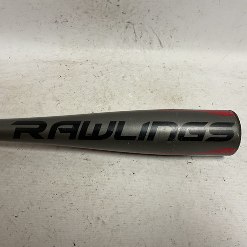 Vist Large View of Product Image Which is Used Rawlings Mach 2 USZM11 Baseball USA 2 5/8 Bat Grey And Red 27"