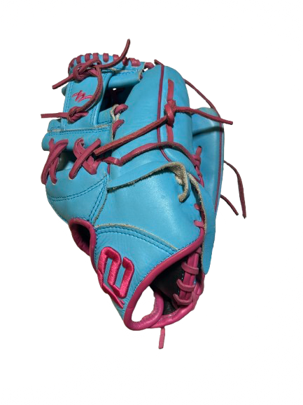 Vist Large View of Product Image Which is Used T2 SIGNATURE SERIES 11.75 BB/SB Glove RH Throw Teal 11 3/4"