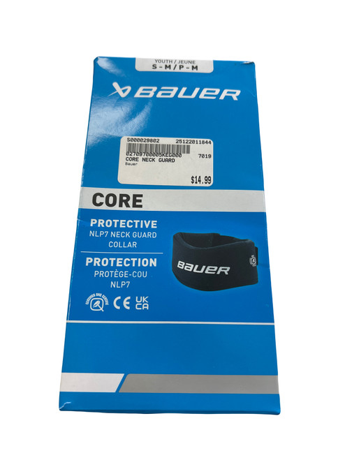 Vist Large View of Product Image Which is NEW Bauer Core Hockey Youth Neck Guard 