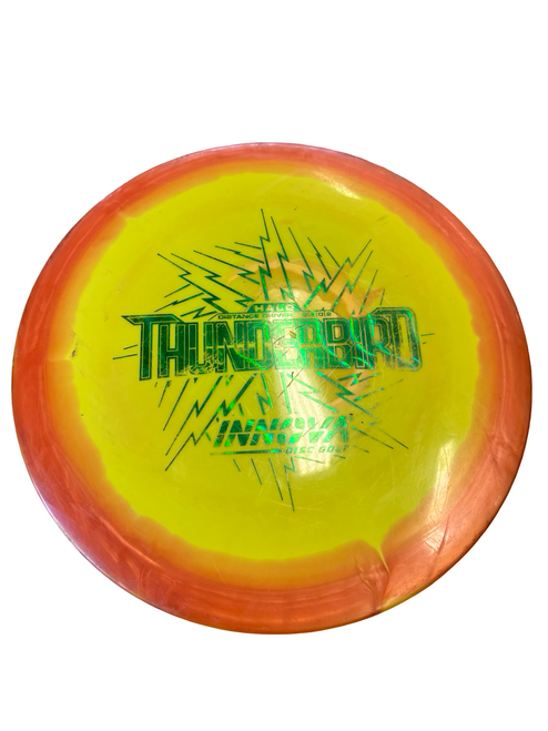 Vist Large View of Product Image Which is Used Innova THUNDERBIRD Disc Golf Driver Yellow