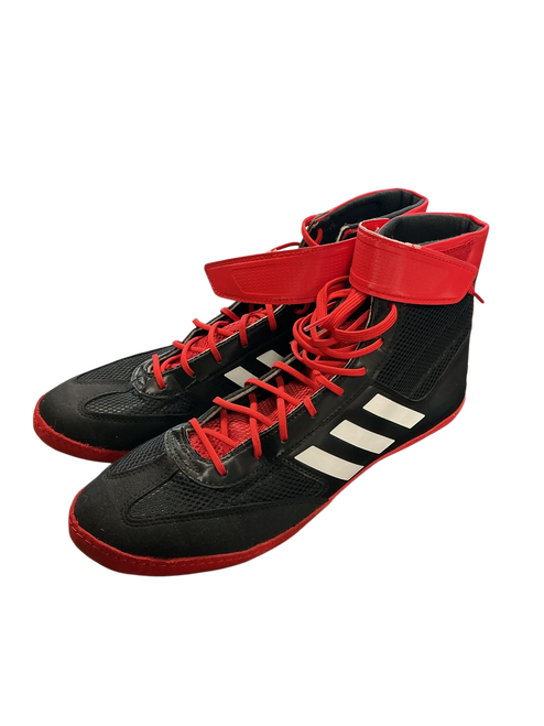 Vist Large View of Product Image Which is Used Adidas Boxing Shoes Black Senior 11.5