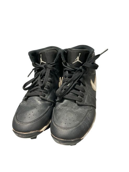 Vist Large View of Product Image Which is Used Nike AIR JORDAN BASEBALL CLEATS BB/SB Cleats Black Junior 05.5