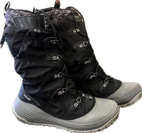 Vist Large View of Product Image Which is Used TEVA Snow/Hunt/Hike Boots W Black Senior 9