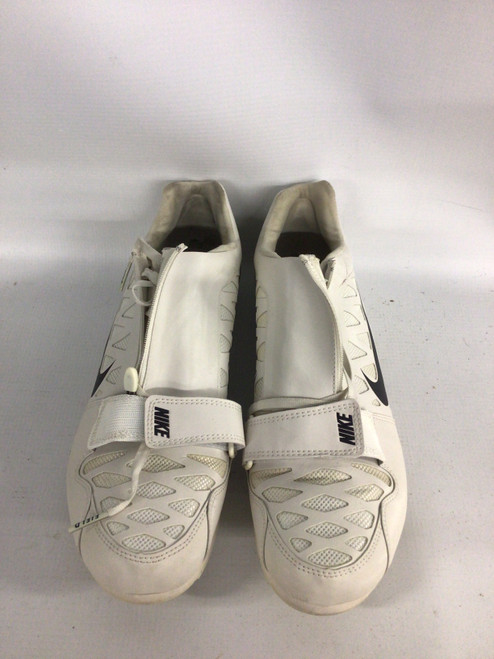 Vist Large View of Product Image Which is Used Nike Track & Field Cleats Adult White Senior 10