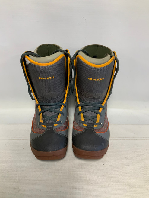 Vist Large View of Product Image Which is Used Burton MOTO Mens Snowboard Boots Grey Senior 12