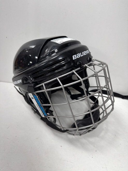 Vist Large View of Product Image Which is Used Bauer 2100 Helmet Cage Combo Black LG