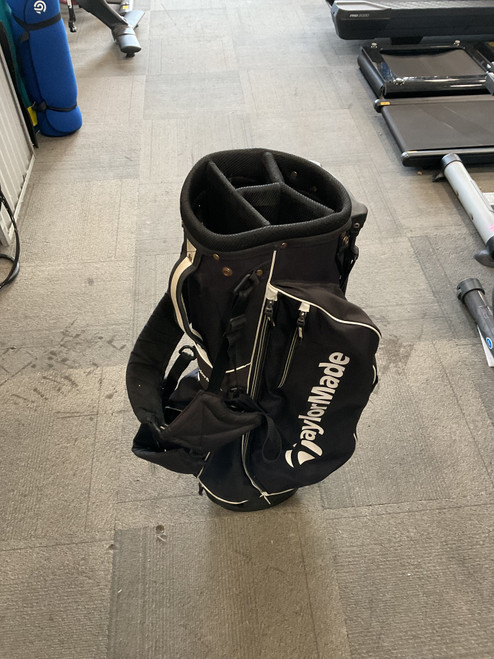 Vist Large View of Product Image Which is Used Taylormade TAYLORMADE STAND BAG Mens Stand Bag Black