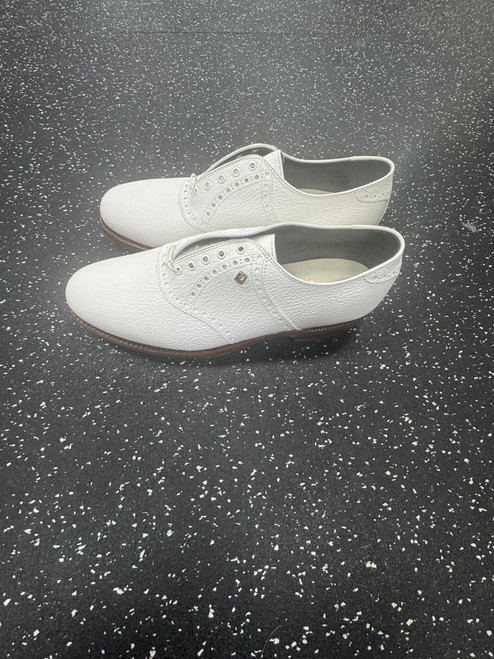 Vist Large View of Product Image Which is Used Foot Joy Mens Golf Shoes White Senior 10