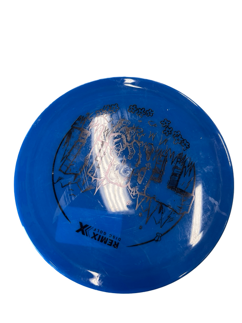 Vist Large View of Product Image Which is Used REMIX TRAIL Disc Golf Driver Navy Blue