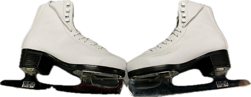 Vist Large View of Product Image Which is Used American Athletic FIGURE SKATES Girls Figure Skate White Junior 04