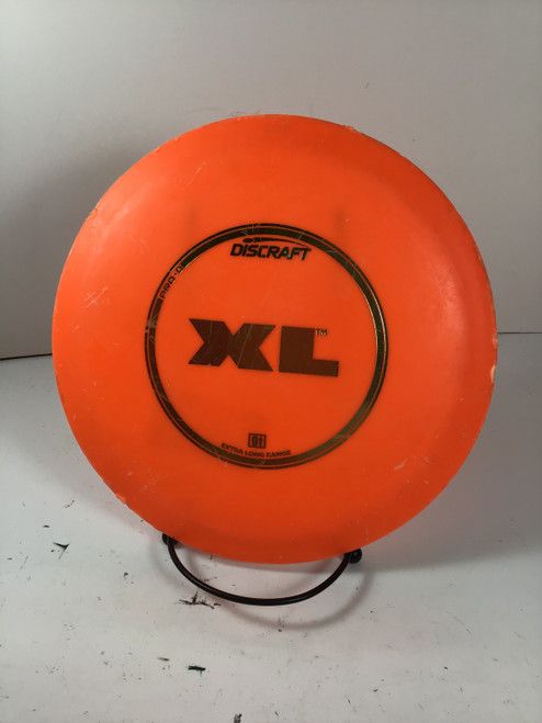 Vist Large View of Product Image Which is Used Discraft PRO D XL Disc Golf Driver Orange 166g
