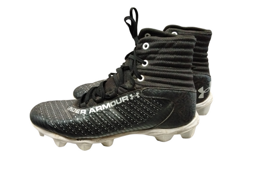 Vist Large View of Product Image Which is Used Under Armour BB/SB Cleats Black Senior 9