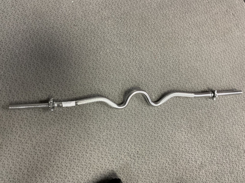 Vist Large View of Product Image Which is Used Curl Bar Silver 48"